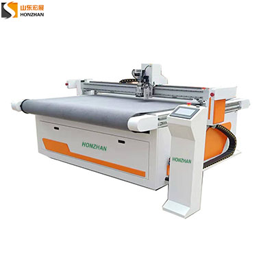  HZ-R1625A Auto Feeding Oscillating Knife CNC Cutting Machine for Fabric Cardboard Sponge